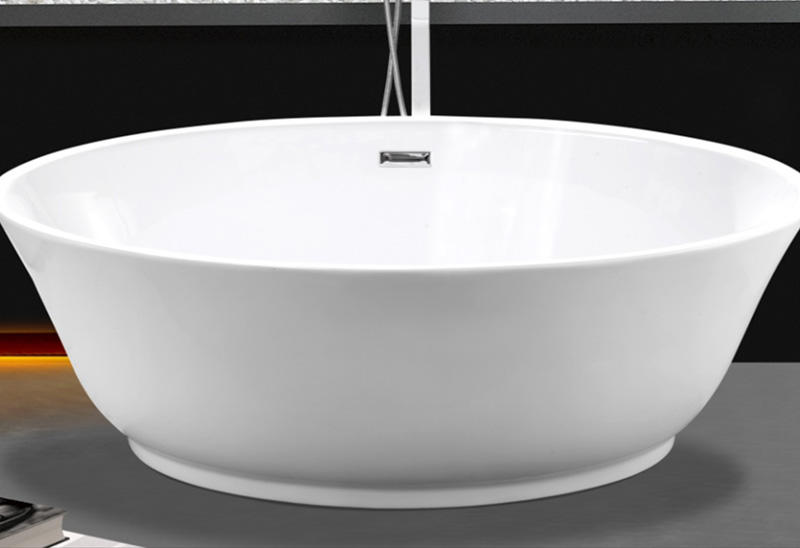 67-Zoll-Acryl-runde freistehende Badewanne für Erwachsene