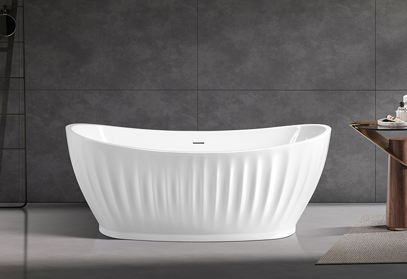 67 Zoll ovale Acrylfreenderbadewanne