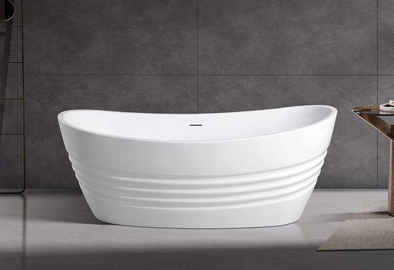 67 Zoll ovale Acrylfreenderbadewanne